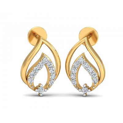 Gila Diamond Earrings in Gold